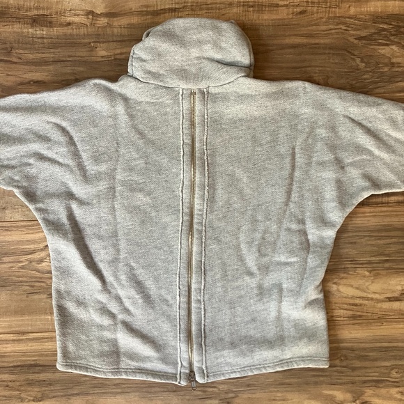 NWT - n:PHILANTHROPY Gray Helix Turtleneck Zipperback XS - Picture 6 of 14